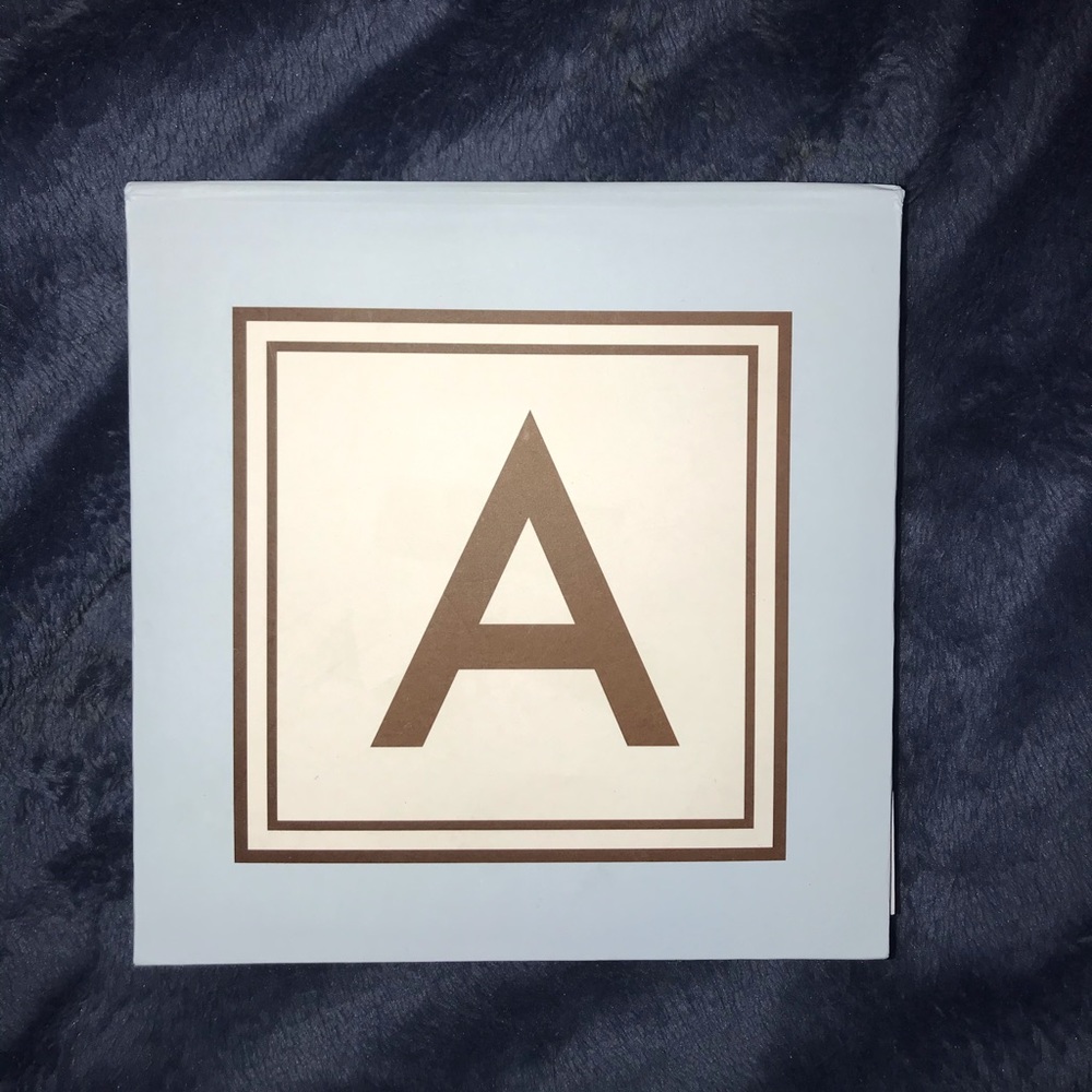 Letter A notebook